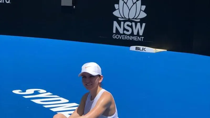 Simona Halep nu a reușit să își intre în formă Foto: Facebook Simona Halep