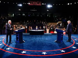 Donald Trump și Joe Biden, la ultima dezbatere / Foto: bbc.co.uk