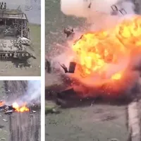 Momentul în care o dronă sulberă un tanc rusesc. Nimic n-a mai rămas din „fierul” lui Putin - Foto: X/ @DefenceU