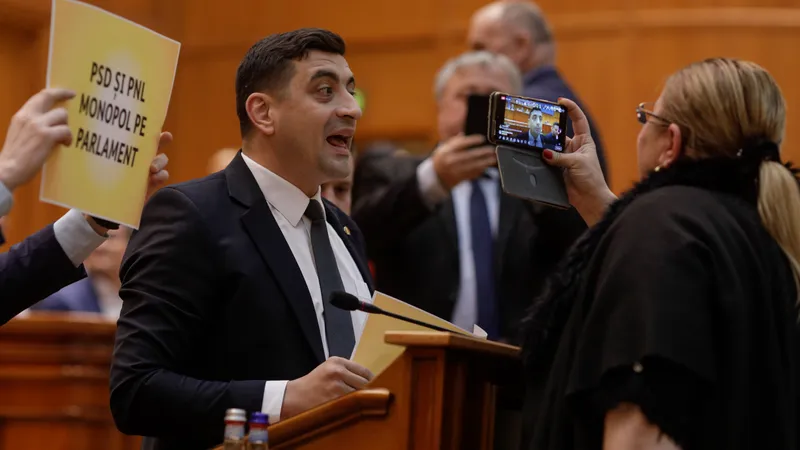 George Simion și Șoașocăj ioacă pe față cu Putin. Doborârea dronelor rusești, atacată la CCR - Foto: INQUAM PHOTOS / Octav Ganea