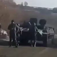 Tancurile rusești rămân fără combustibil/foto: twitter