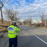 Doar plasa cu țepi pusă de polițiști l-a putut opri pe un șofer care voia să fugă de oamenii legii Foto: IPJ Iasi (fotografie cu caracter ilustrativ)