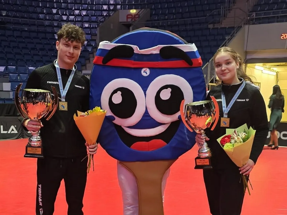 Aur la dublu mixt pentru România, la Europenele de tenis de masă Under-21 - Foto: Facebook / Federația Română de Tenis de Masă