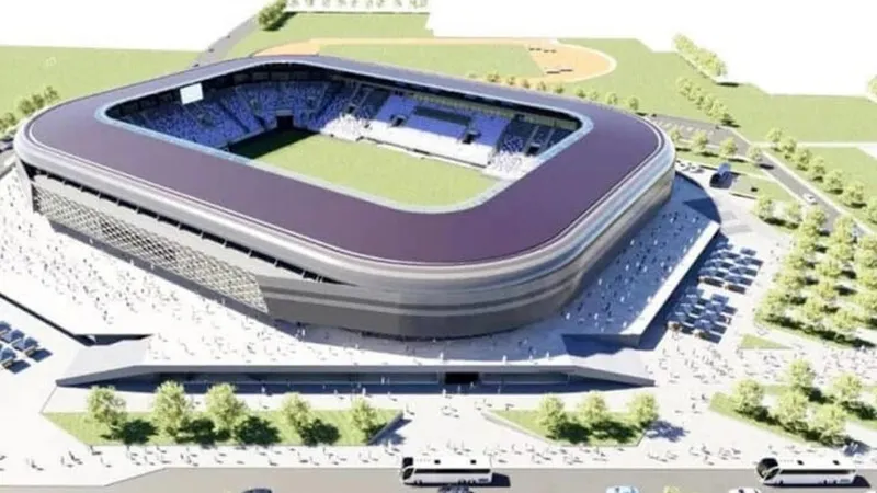 Se construiește un nou stadion în România! Costă peste 370.000.000 lei și va avea 15.000 de locuri - Foto: Facebook/ Simona Bucura Oprescu