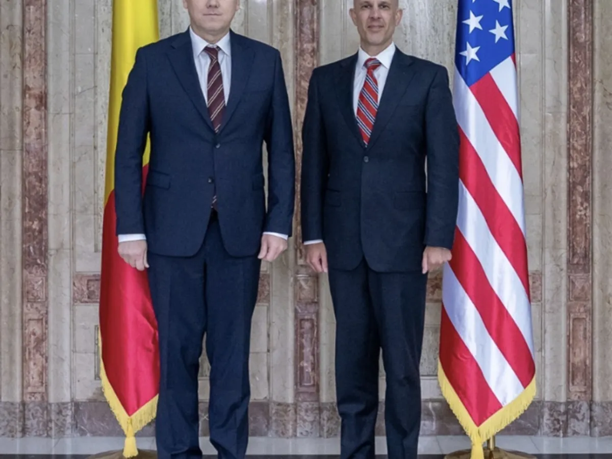 Cătălin predoiu și John Gountanis - Foto: MAI