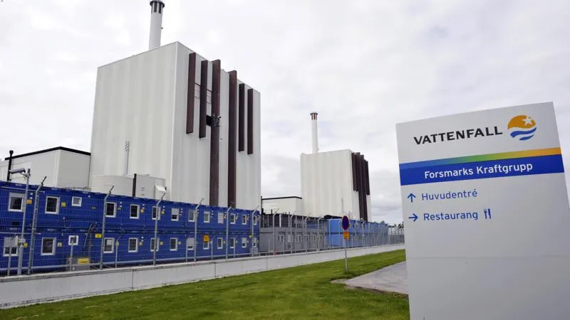Drone necunoscute deasupra centralelor nucleare din Suedia/foto: ap