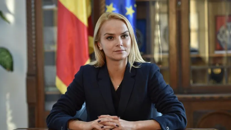 Prefectul Alexandra Văcaru s-a dus la Primărie pentru a discuta cu Nicușor Dan. FOTO: Facebook