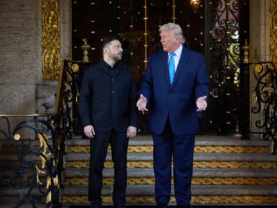 Mimica lui Zelenski când Trump a spus că Putin vrea să ajute Ucraina să reușească