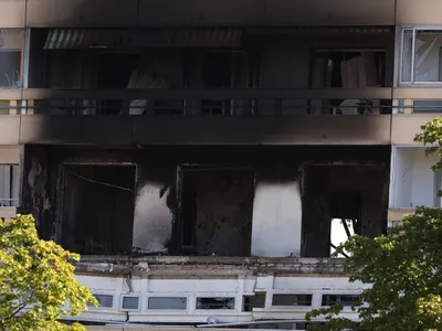 Incendiu în bloc - Foto: Profimedia Images (rol ilustratv)