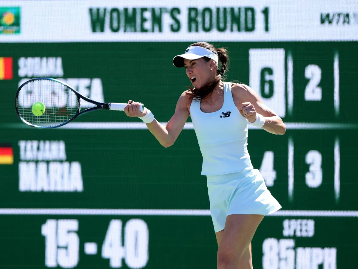 TENIS Românca Sorana Cîrstea a bătut-o pe rusoaica Diana Șnaider și s-a calificat în turul 3 la Indian Wells