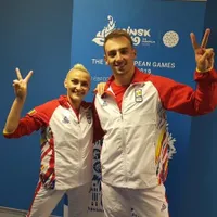 Dacian Barna şi Andreea Bogati/ Foto: COSR