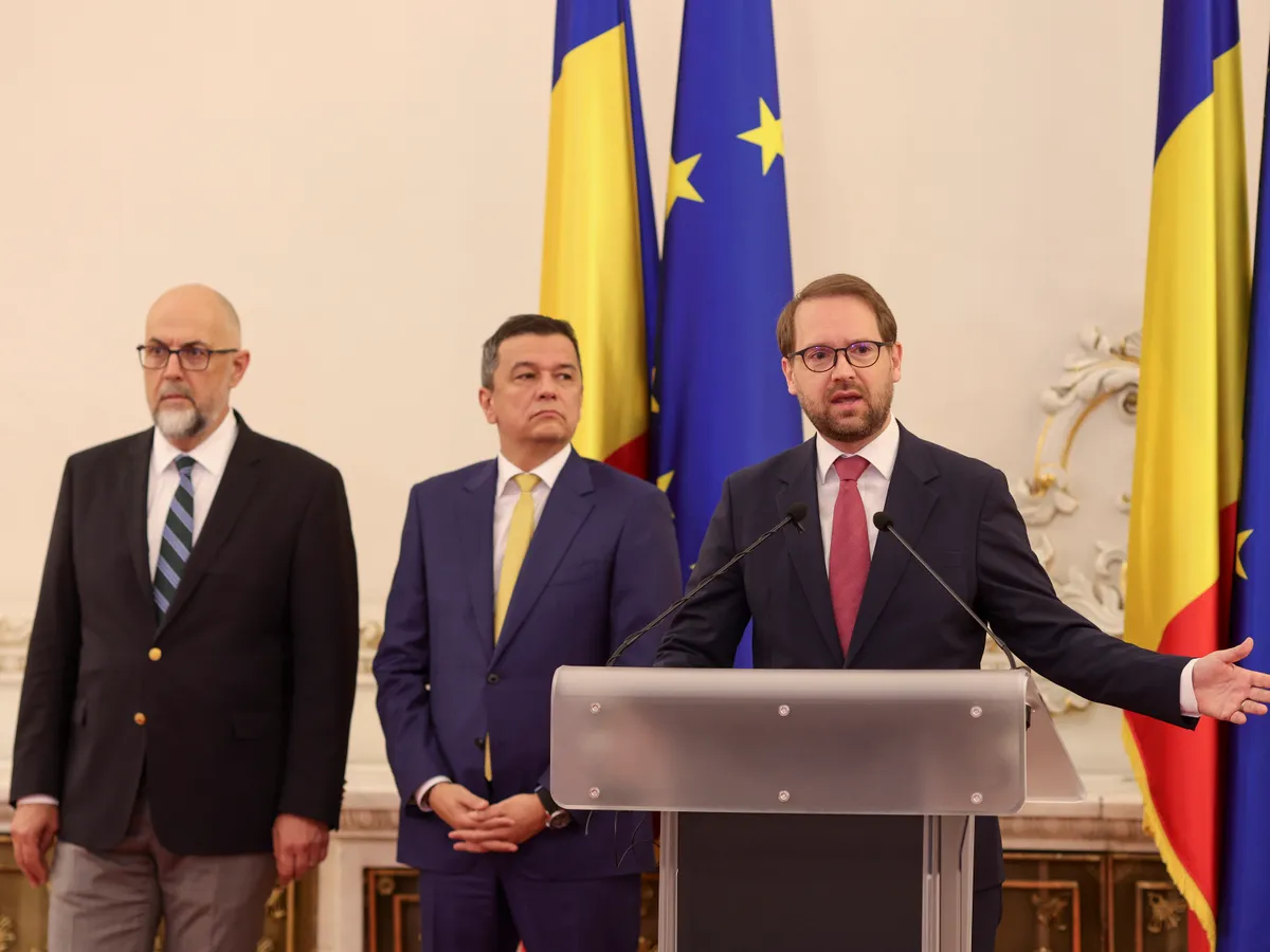 Hunor, Grindeanu și Dominic Fritz - Foto: INQUAM PHOTOS / Octav Ganea