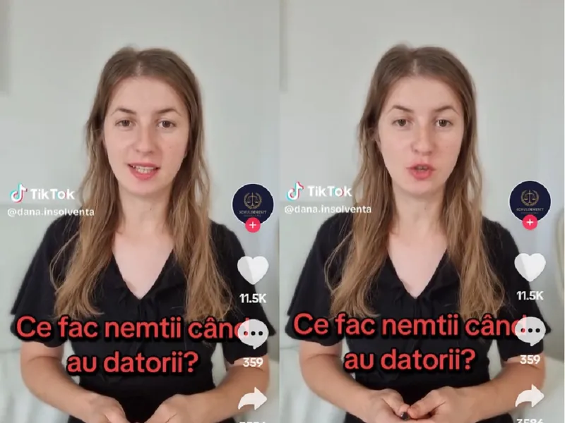 Româncă stabilită în Germania - Foto: captură TikTok