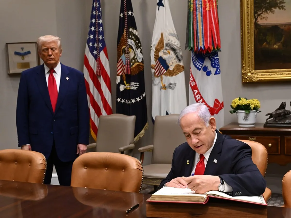 Benjamin Netanyahu primit la Casa Albă de președintele Donald Trump - Foto: Facebook/ Benjamin Netanyahu