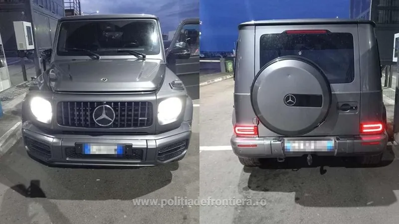 De ce a fost reținut un francez care a încercat să intre în România cu un bolid de 200.000 €? - Foto: politiadefrontiera.ro