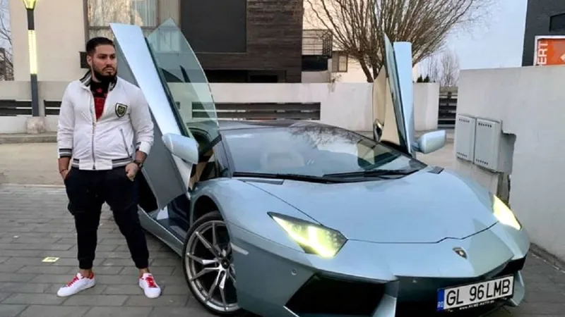 Cristi Spaidăr, pe vremea când era liber și avea Lamborghini Foto: Facebook