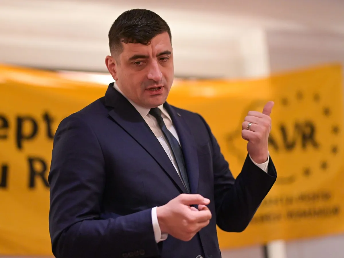George Simion, liderul AUR - Foto: Profimedia Images