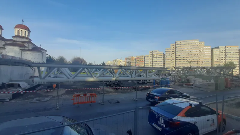 Lucrări la Pasajul Doamna Ghica- Foto: FACEBOOK