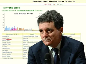 Nicușor Dan, 2 ani a fost cel mai bun matematician din lume. Cu el în echipă, România a învins Rusia - Foto: Colaj