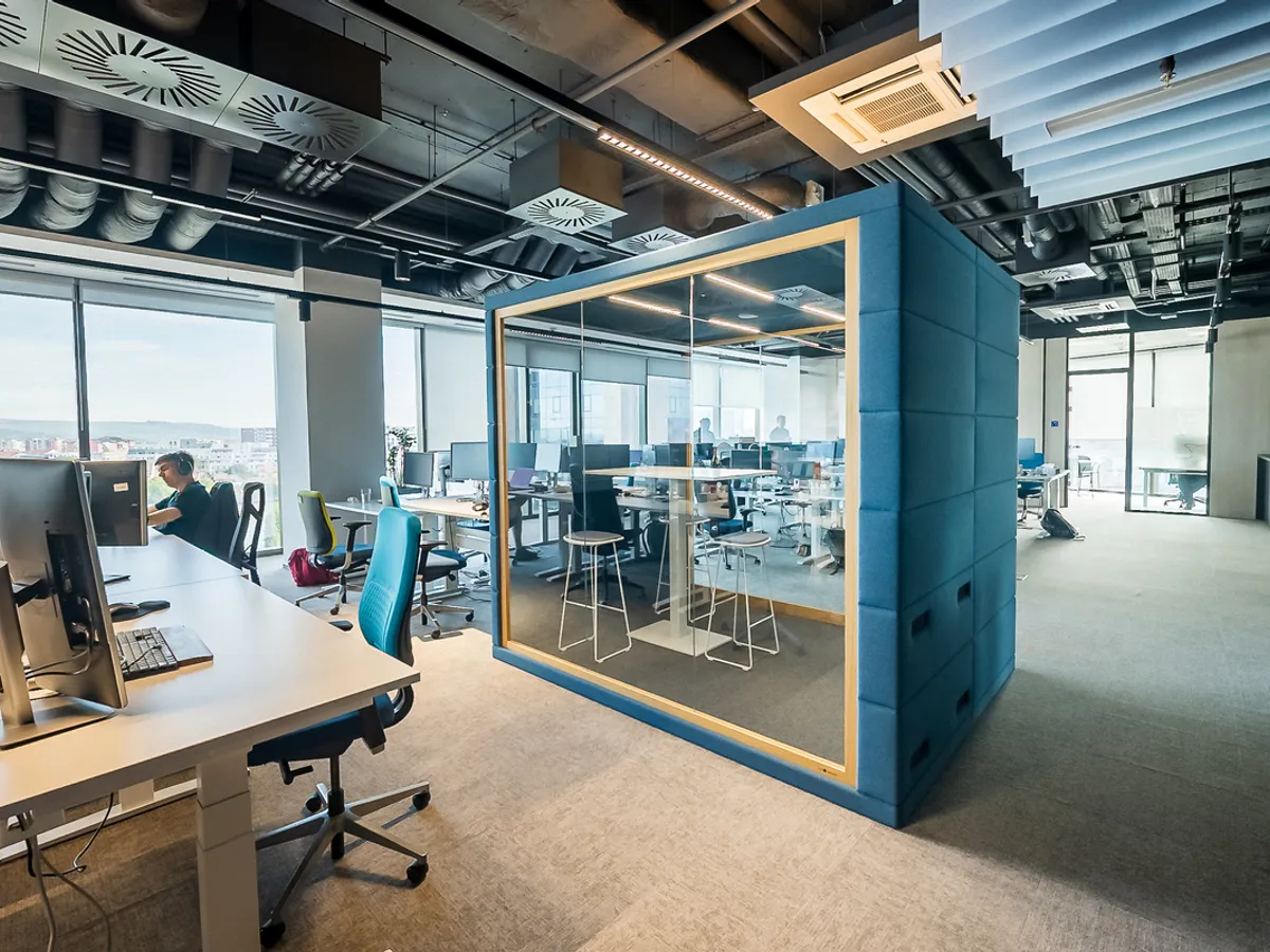 Centrul de engineering și dezvoltare software al Garmin din România, birou în United Business Center din Cluj Foto: IULIUS