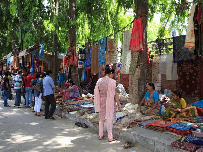 Janpath Market, Delhi, India, Asia - Foto: Profimedia Images