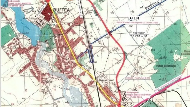 Nou constructor, după 3 ani, pentru Centura Buftea. Când vor fi gata cei 5,7 km care costă 56 mil. € - Foto: Facebook/Irinel Ionel Scriosteanu