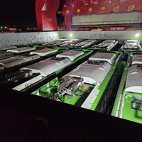 Primele 51 de autobuze electrice pentru București au ajuns cu vaporul din China. Cum arată - Foto: Facebook/Stelian Bujduveanu