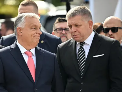 Viktor Orban și Robert Fico - Foto: Profimedia images
