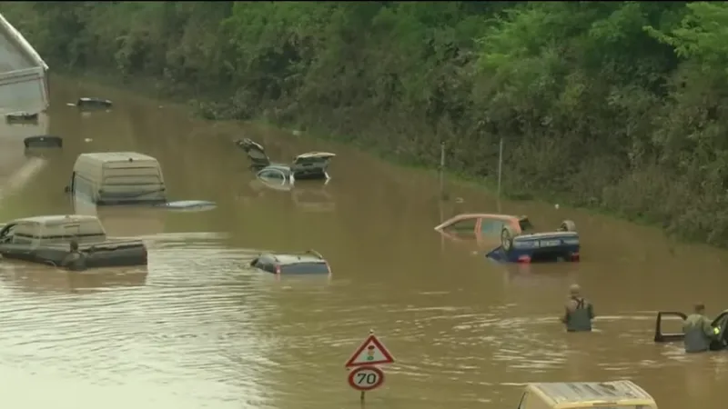 Bilanț devastator al inundațiilor din Europa: 183 de morți, dintre care 156, în Germania/FOTO: France24