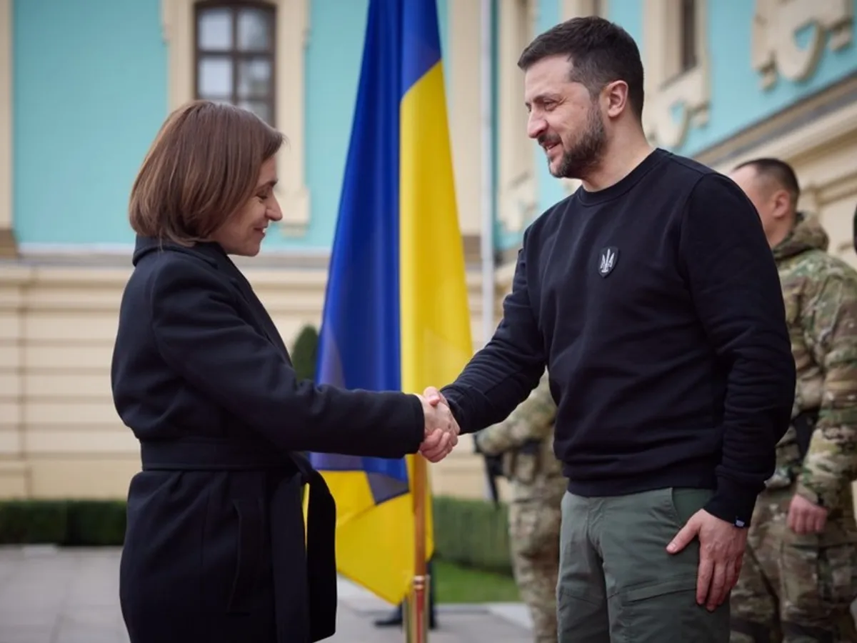 Maia Sandu și Zelensky Foto: News.ro