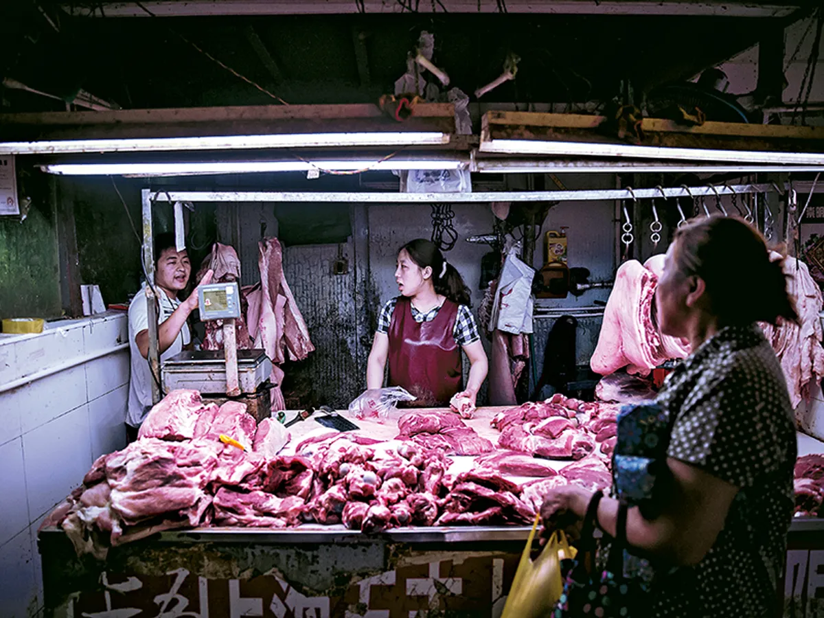 O măcelărie din Shanghai