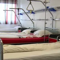 Salonul unui spital din Bistrița/FOTO: digi24.ro