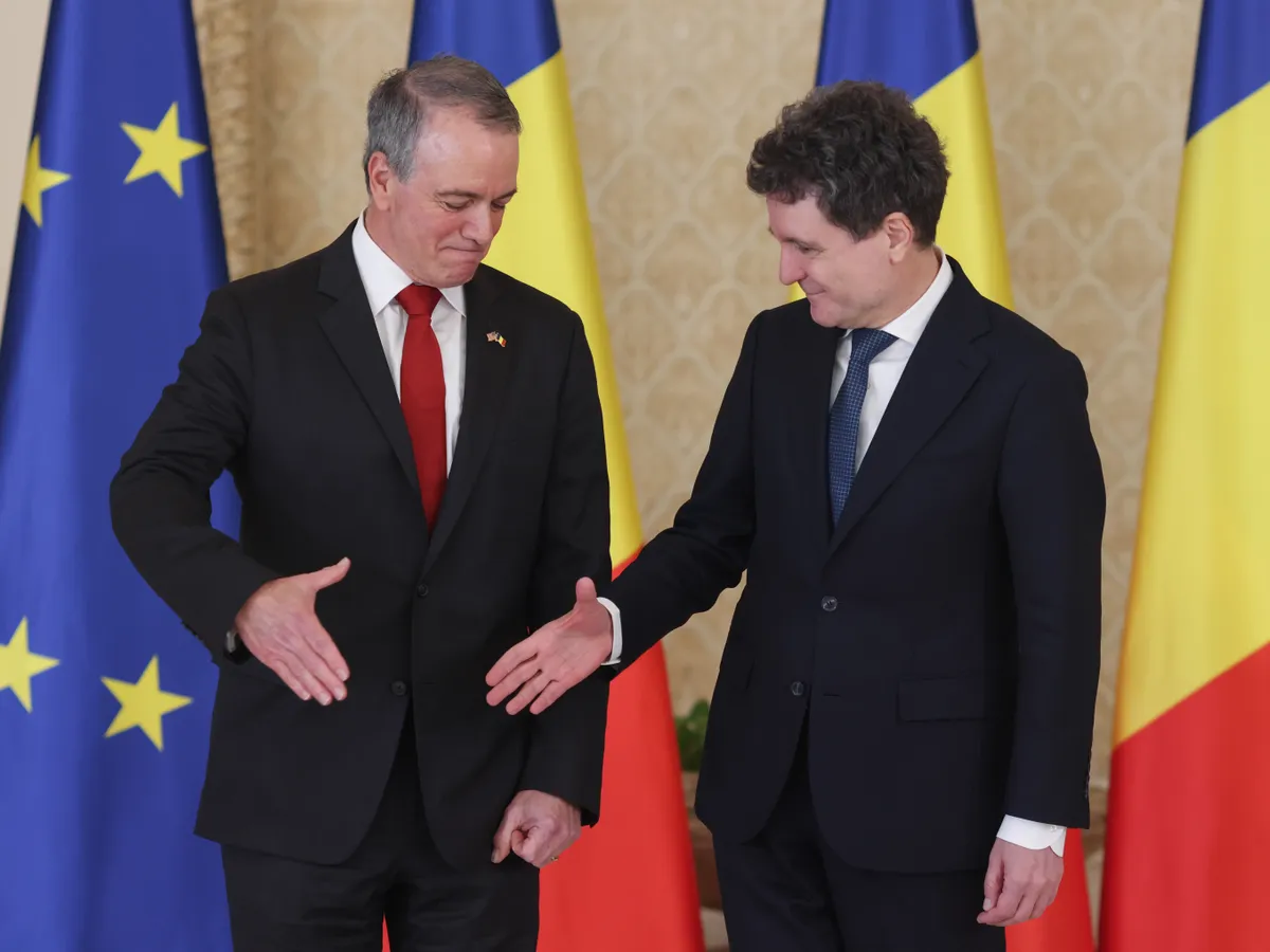 Darryl Niremberg, cu ocazia primirii la preşedintele Nicuşor Dan, pentru prezentarea scrisorilor de acreditare - Foto: INQUAM PHOTOS/George Călin