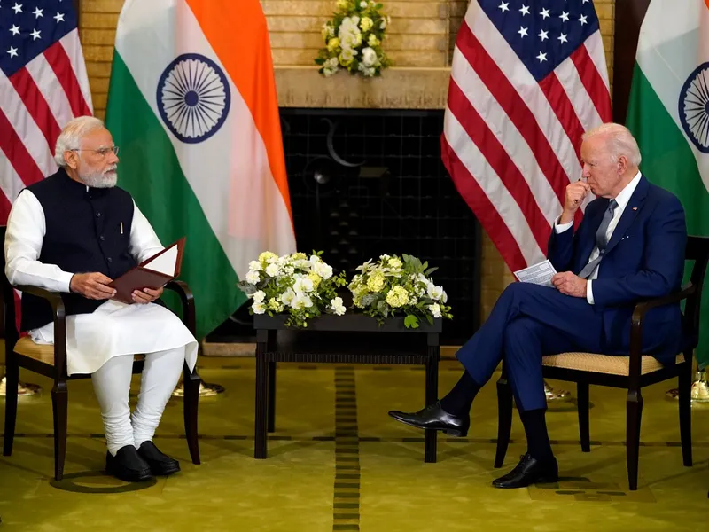 Biden a condamnat războiul din Ucraina în timpul întâlnirii cu Modi. Indianul a fost reticent/FOTO:profimediaimages.ro