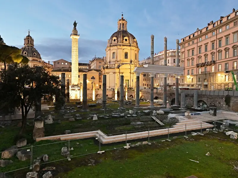 Bazilica Ulpia, piesa centrala a Forumului lui Traian din Roma, restaurată pe banii unui oligarh rus - Foto: Profimedia Images