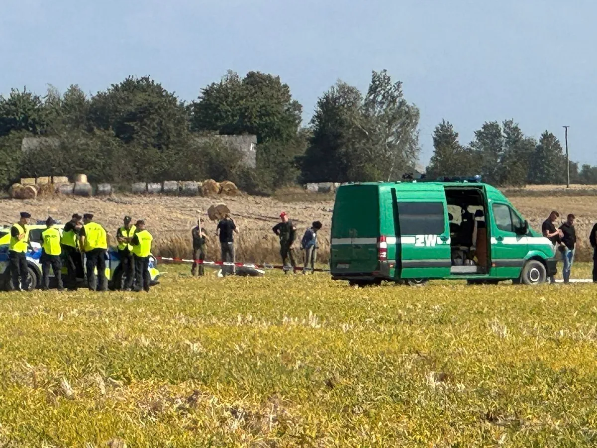 Dronă a Rusiei căzută pe teritoriul Poloniei - Foto: Profimedia Images
