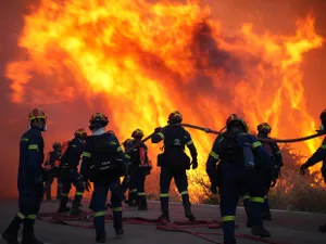 A început sezonul incendiilor în Grecia. Arde o insulă din Marea Egee. Mână criminală? - Foto: Profimedia Images