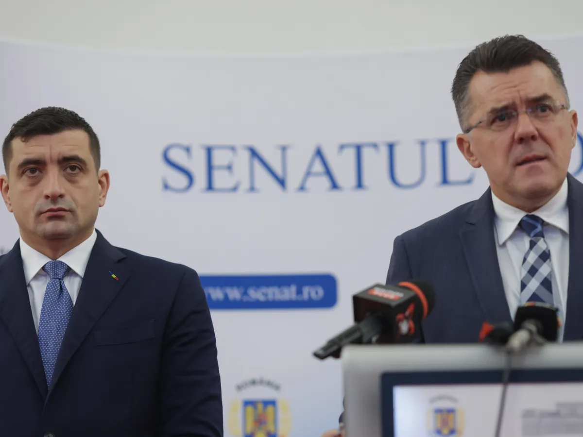 George Simion și Dan Dungaciu - Foto: INQUAM PHOTOS / Octav Ganea