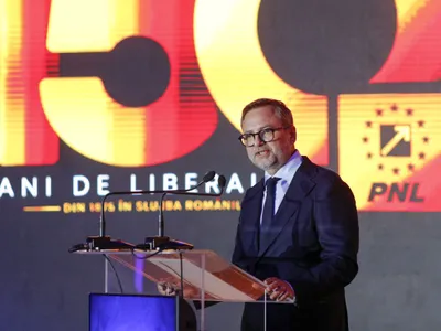 Dan Motreanu, la Reuniunea Consiliului Național al Partidului Național Liberal, la Palatul Parlamentului, 28 iunie 2025 - Foto: INQUAM PHOTOS/Mălina Norocea