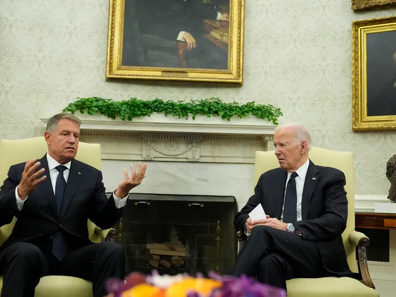 Joe Biden a felicitat România la întâlnirea cu Iohannis: „Ați depășit toate așteptările” - Foto: Profimedia Images