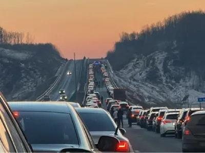 Accident pe DEx 12 - Foto: Info Trafic Slatina