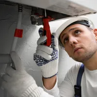 Un instalator montează o centrală termică de apartament - Foto: Freepik (rol ilustrativ)