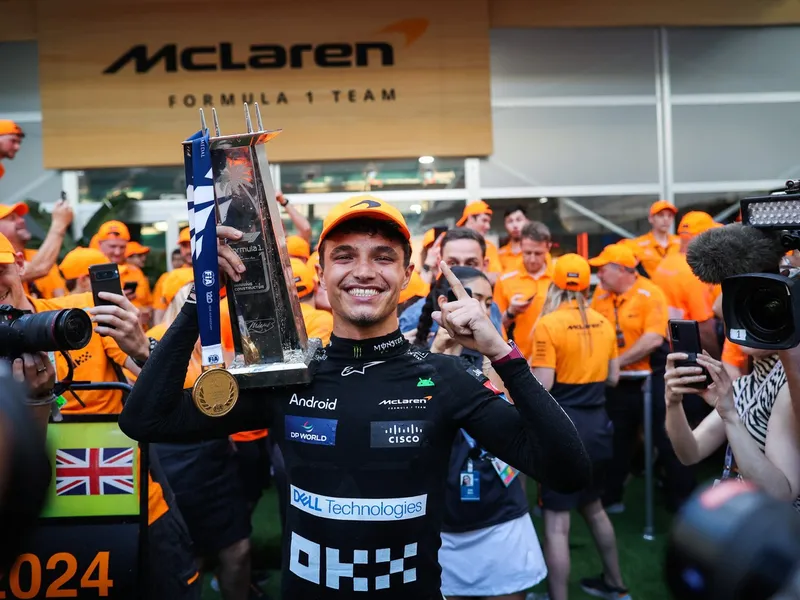 Lando Norris, marele câștigător al Formulei 1 de la Miami. Campionul en-titre, Verstappen, detronat - Foto: Profimedia images