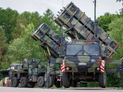 Două sisteme de rachete Patriot ale Bundeswehr-ului german - Foto: Profimedia Images