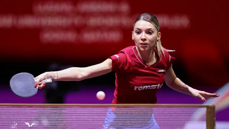 Bernadette Szocs, reușită istorică pentru tenisul de masă românesc - Foto: Federația Română de Tenis de Masă (cu rol ilustrativ)