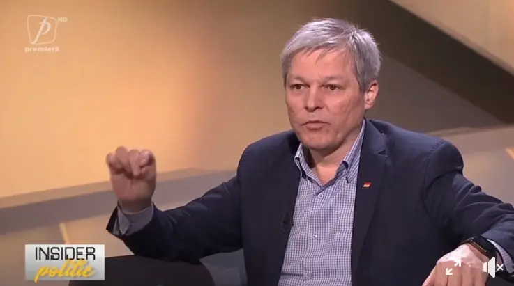 Dacian Cioloș. Sursa imagine: Captură foto Facebook PrimaTv