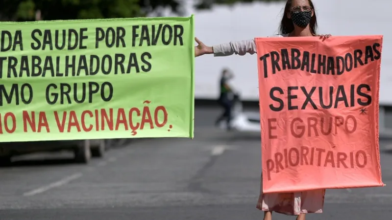 Sute de protituate din Brazilia, în grevă. Cer prioritate la vaccinare:„Suntem în prima linie”. / Foto: istoe.com.br
