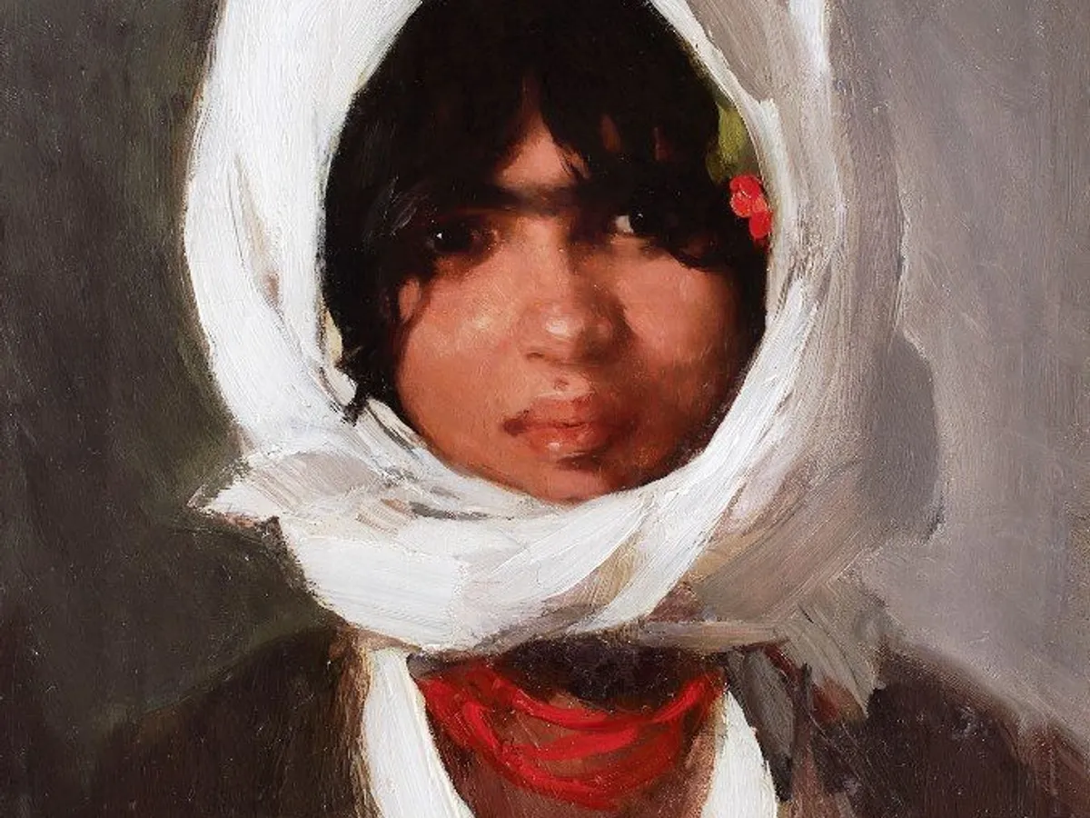 Țărăncuță cu basma albă - Nicolae Grigorescu