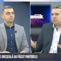 Mihai Duță în dialog cu consultantul politic Cristian Andrei Foto: NWR