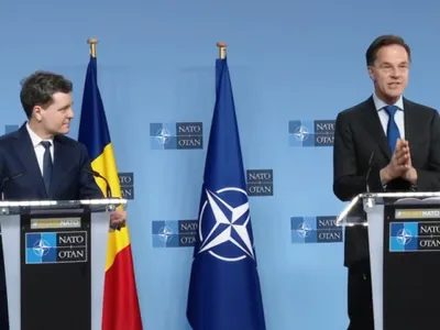 Nicușor Dan și Mark Rutte - Foto: Facebook/Administrația Prezidențială